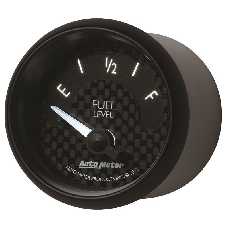 AutoMeter - Autometer GT Series 52mm Short Sweep Electronic 0-90 ohms Fuel Level (For most 65-97 GM) - Demon Performance