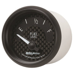 AutoMeter - Autometer GT Series 52mm Short Sweep Electronic 0-90 ohms Fuel Level (For most 65-97 GM) - Demon Performance