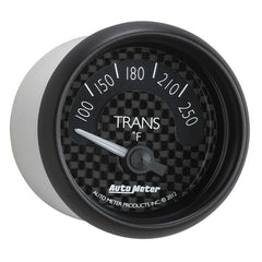 AutoMeter - Autometer GT Series 52mm Short Sweep Electronic 100-250 Deg F Transmission Temperature - Demon Performance