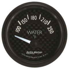 AutoMeter - Autometer GT Series 52mm Short Sweep Electronic 100-250 Deg F Water Temperature - Demon Performance