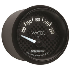 AutoMeter - Autometer GT Series 52mm Short Sweep Electronic 100-250 Deg F Water Temperature - Demon Performance