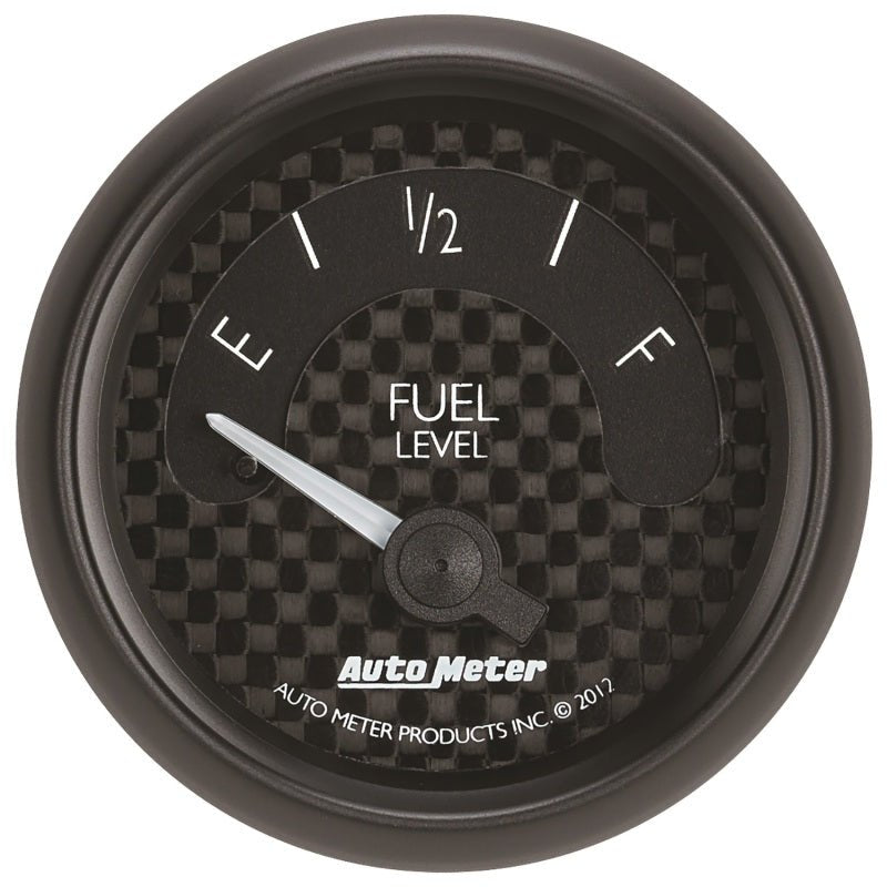 AutoMeter - Autometer GT Series 52mm Short Sweep Electronic 240-33 ohms Fuel Level (For use w/ 3262) - Demon Performance