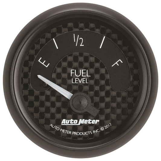 AutoMeter - Autometer GT Series 52mm Short Sweep Electronic 240-33 ohms Fuel Level (For use w/ 3262) - Demon Performance