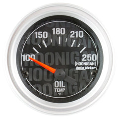 AutoMeter - Autometer Hoonigan 52mm 100-250 Deg F Full Electronic Oil Temp Gauge - Demon Performance