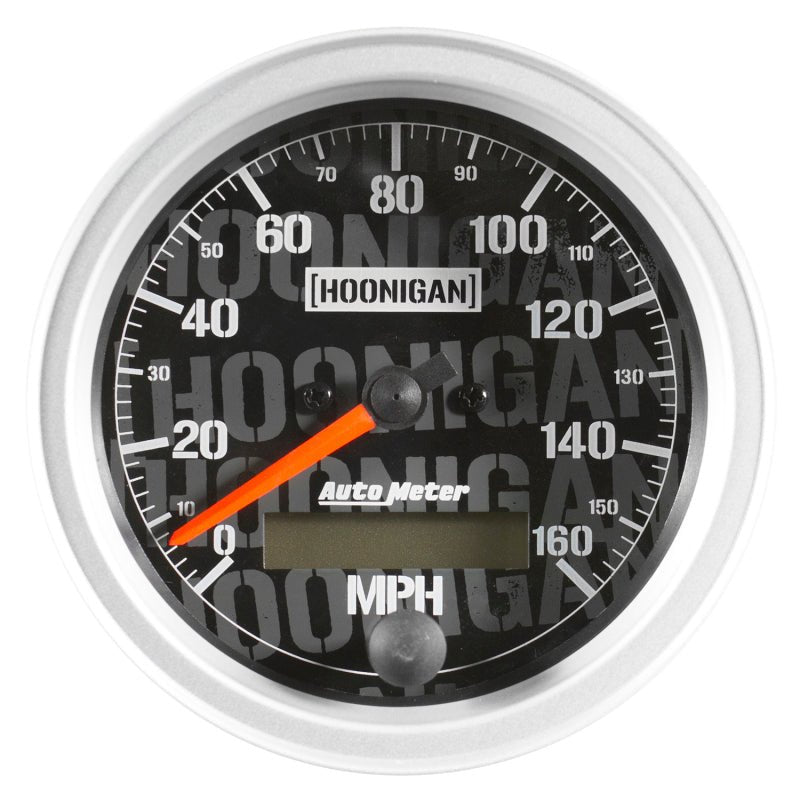 AutoMeter - Autometer Hoonigan 87mm 160 MPH Full Electronic Program w/ LCD ODO Speedometer Gauge - Demon Performance