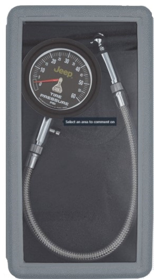 AutoMeter - Autometer JEEP 0-60 PSI Analog Tire Pressure Gauge - Demon Performance