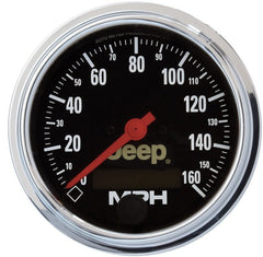AutoMeter - Autometer Jeep 3.375 In-Dash 0-160 MPH Electrical Speedometer Gauge - Programmable - Demon Performance