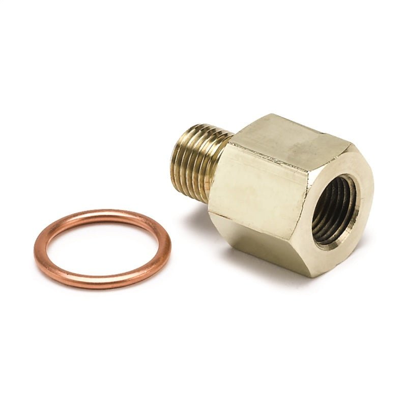 AutoMeter - Autometer Metric Oil Pressure Adapter - 1/8in NPT to M10x1 - Demon Performance