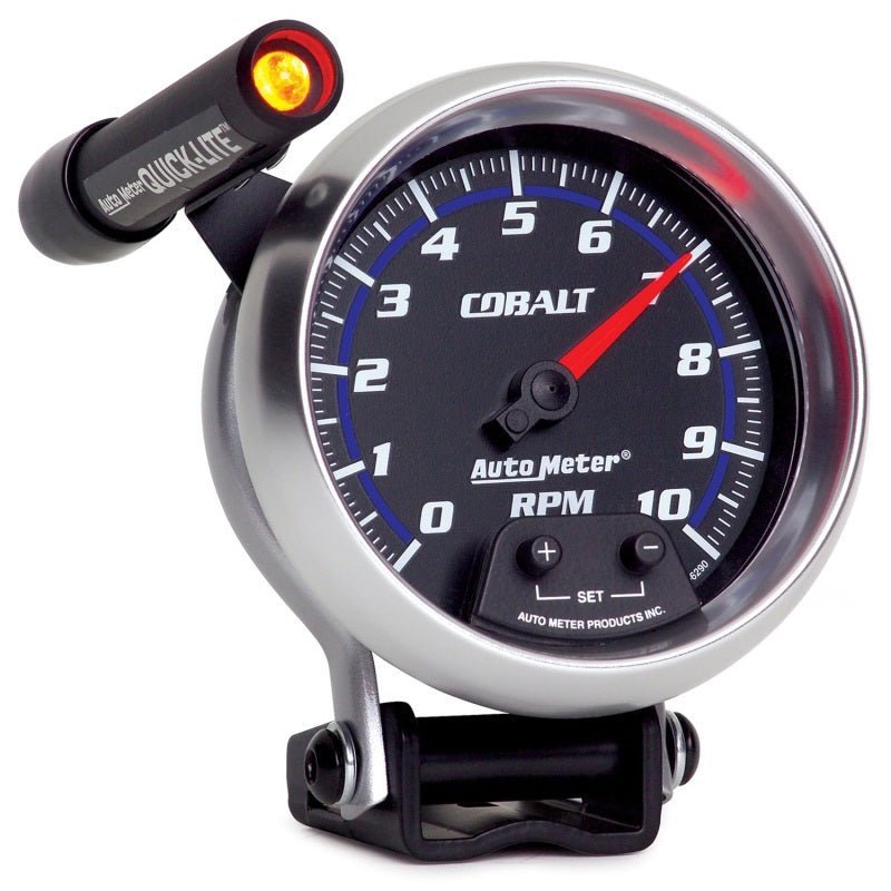 AutoMeter - Autometer Mini-Monster 10000RPM Pedestal Mount Tachometer - Demon Performance