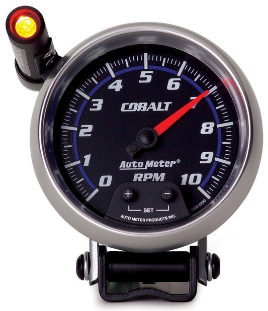 AutoMeter - Autometer Mini-Monster 10000RPM Pedestal Mount Tachometer - Demon Performance
