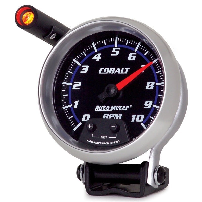 AutoMeter - Autometer Mini-Monster 10000RPM Pedestal Mount Tachometer - Demon Performance