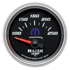 AutoMeter - Autometer Mopar 52.4mm SSE 100-250 Degree F Water Temperature Gauge - Demon Performance