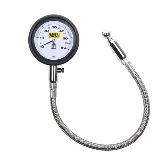 AutoMeter - Autometer NASCAR Performance 60PSI Lo-Pressure Tire Pressure Gauge - Demon Performance