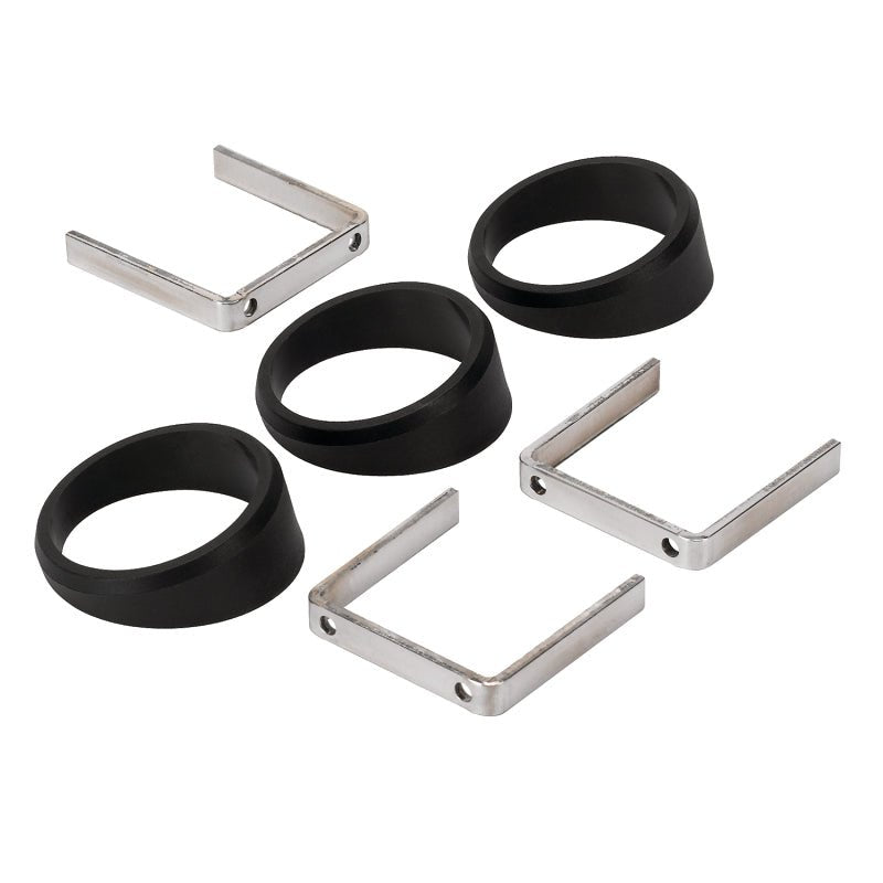 AutoMeter - Autometer or Autogage 2-1/16in Black Angle Rings -- 3 Pack - Demon Performance