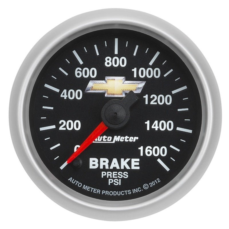 AutoMeter - Autometer Performance Parts 52mm 0-1600 PSI Brake Pressure COPO Camaro Gauge Pack - Demon Performance