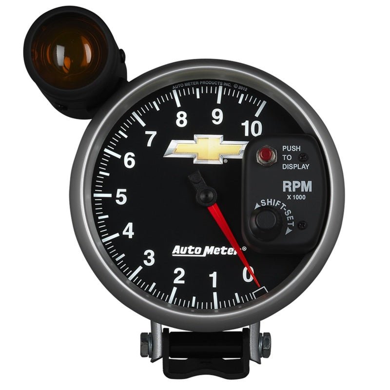 AutoMeter - Autometer Performance Parts 5in 0-10000 RPM Tachometer COPO Camaro Gauge w/ Shift Light - Demon Performance