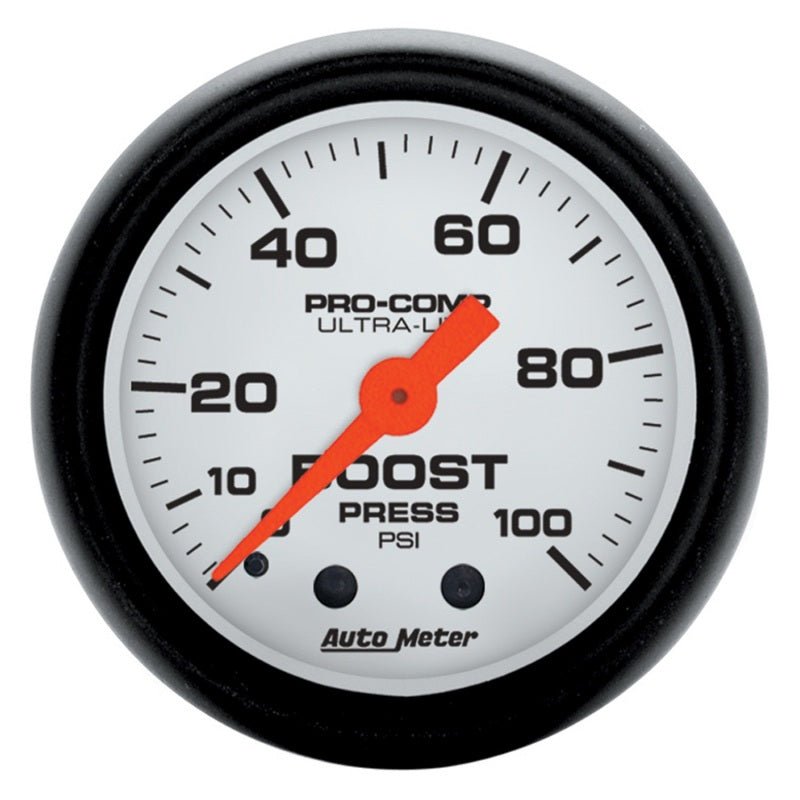 AutoMeter - Autometer Phantom 2 1/16in 100psi Mechanical Boost Gauge - Demon Performance