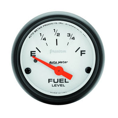 AutoMeter - Autometer Phantom 2 1/16in 240 ohm to 33 ohm Electric Fuel Level Gauge - Demon Performance