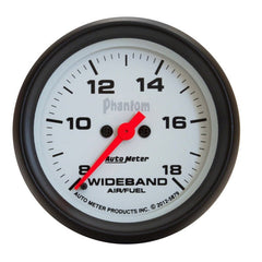 AutoMeter - Autometer Phantom 2-5/8in Wideband Air Fuel Ratio Gauge - Demon Performance