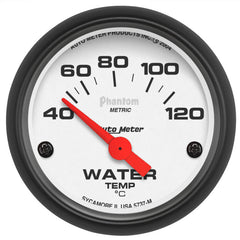 AutoMeter - Autometer Phantom 52mm 40-120 Deg C Electronic Water Temp Gauge - Demon Performance