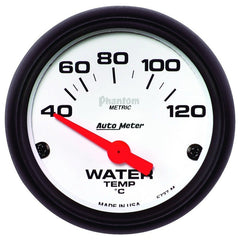AutoMeter - Autometer Phantom 52mm 40-120 Deg C Electronic Water Temp Gauge - Demon Performance