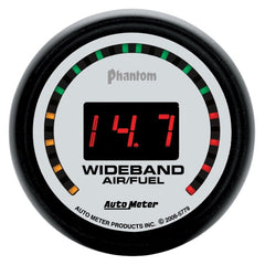 AutoMeter - Autometer Phantom 52mm Digital 10:1-17:1 Street Wideband Air/Fuel Ratio Gauge - Demon Performance