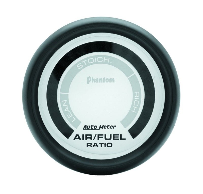 AutoMeter - Autometer Phantom 52mm Electronic Air Fuel Ratio Gauge - Demon Performance
