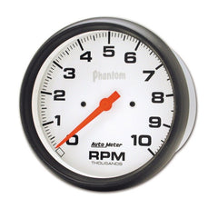 AutoMeter - Autometer Phantom 5in 10000 RPM In-Dash Electronic Single Range Tachometer - Demon Performance