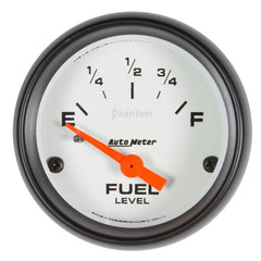 AutoMeter - Autometer Phantom Gauge Fuel Level 2 1/16in 73e To 10f(Aftermarket Linear) Elec Phantom - Demon Performance
