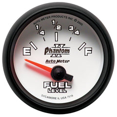 AutoMeter - Autometer Phantom II 2-1/16in 240E - 33F OHM Electric Fuel Level Gauge - Demon Performance