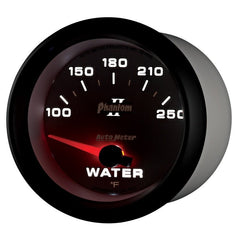 AutoMeter - Autometer Phantom II 2-5/8in 100-250 Degrees F Electrical Water Temperature Gauge - Demon Performance