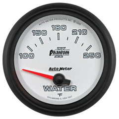 AutoMeter - Autometer Phantom II 2-5/8in 100-250 Degrees F Electrical Water Temperature Gauge - Demon Performance