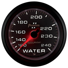 AutoMeter - Autometer Phantom II 2-5/8in 120-240 Degree F Mechanical Water Gauge - Demon Performance