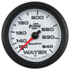 AutoMeter - Autometer Phantom II 2-5/8in 120-240 Degree F Mechanical Water Gauge - Demon Performance