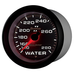 AutoMeter - Autometer Phantom II 2-5/8in 140-280 Degree F Mechanical Water Gauge - Demon Performance