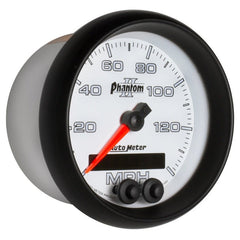 AutoMeter - Autometer Phantom II 3-3/8in 0-140MPH In-Dash Electronic GPS Programmable Speedometer - Demon Performance