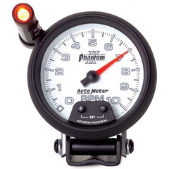 AutoMeter - Autometer Phantom II 3.75in Pedestal Mount 10k RPM w/ Ext. Shift-Lite Tachometer - Demon Performance