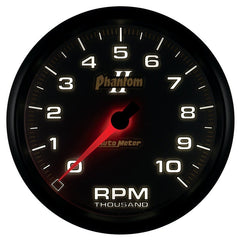 AutoMeter - Autometer Phantom II 5in Electrical 10K RPM In-Dash Tachometer - Demon Performance