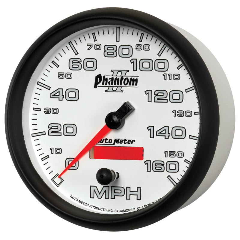AutoMeter - Autometer Phantom II 5in Electrical Programmable Speedometer 150MPH - Demon Performance