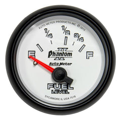 AutoMeter - Autometer Phantom II Gauge Fuel Level 2 1/16in 16e To 158f Elec Phantom II - Demon Performance