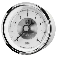 AutoMeter - Autometer Prestige Pearl Series - Tachometer 3 3/8in 8K RPM In-Dash - Demon Performance