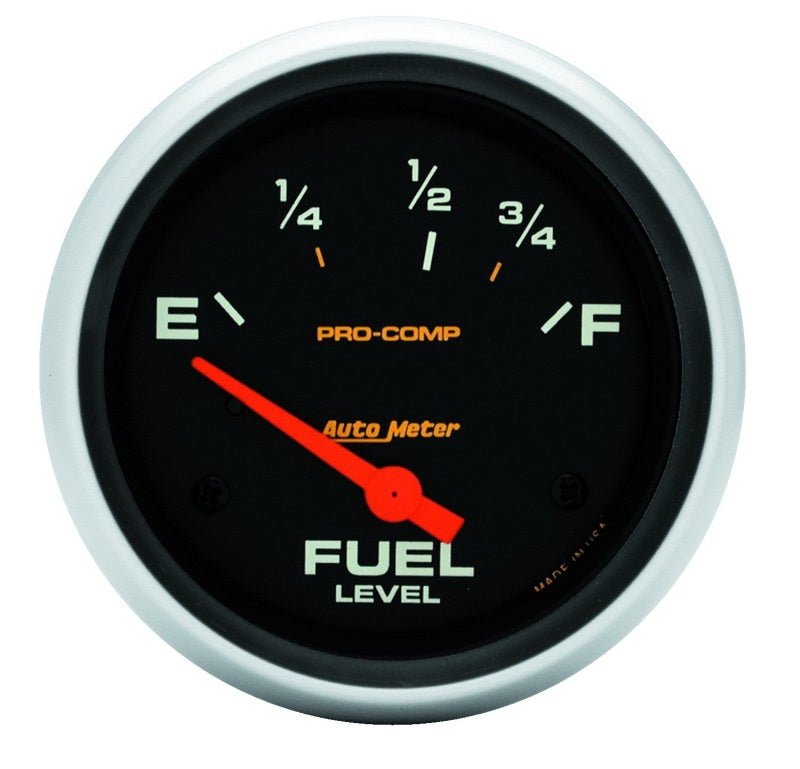 AutoMeter - Autometer Pro-Comp 2-5/8in 73E/8-12 F Ford Short Sweep Electronic Fuel Level Gauge - Demon Performance