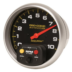 AutoMeter - Autometer Pro-Comp 5 inch 10K RPM with Peak Memory In-Dash Tachometer - Demon Performance