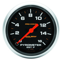 AutoMeter - Autometer Pro Comp Full Sweep Electronic 1600F Pyrometer Gauge - Demon Performance