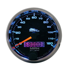 AutoMeter - Autometer Pro-Cycle Gauge Speedo 2 5/8in 120 Mph Elec Black - Demon Performance