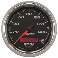AutoMeter - Autometer Pro-Cycle Gauge Speedometer 3 3/8in 160Mph Elec. Programmable Black - Demon Performance
