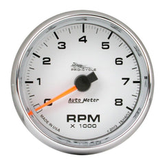 AutoMeter - Autometer Pro-Cycle Gauge Tach 2 5/8in 8K Rpm 2&4 Cylinder White - Demon Performance