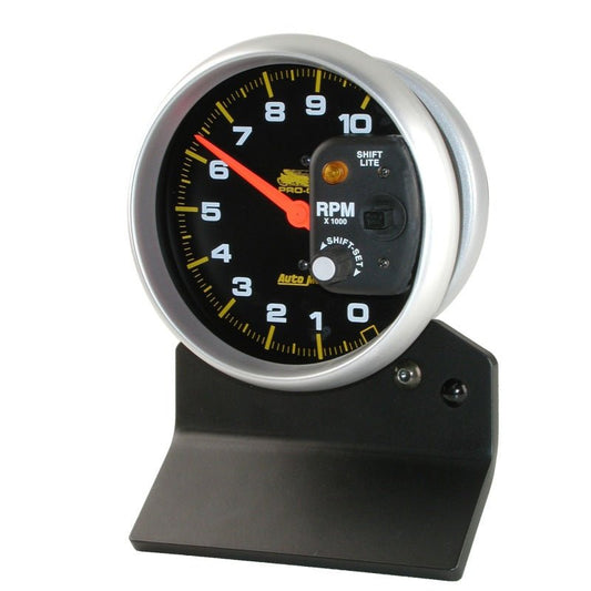 AutoMeter - Autometer Pro-Cycle Gauge Tach 5in 10K Rpm W/ Shift-Lite 2 & 4 Cylinder Black Pro-Cycle - Demon Performance
