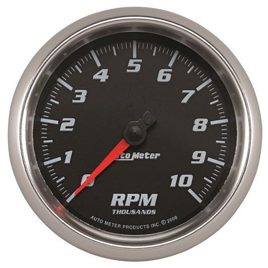 AutoMeter - Autometer Pro-Cycle Gauge Tachometer 3 3/8in 10K Rpm Black - Demon Performance