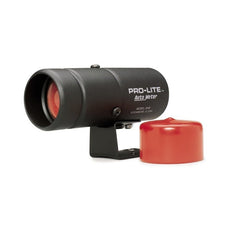 AutoMeter - Autometer Pro-Lite Warning Light *SWITCH REQUIRED* (black case, red lens, red night cover) - Demon Performance